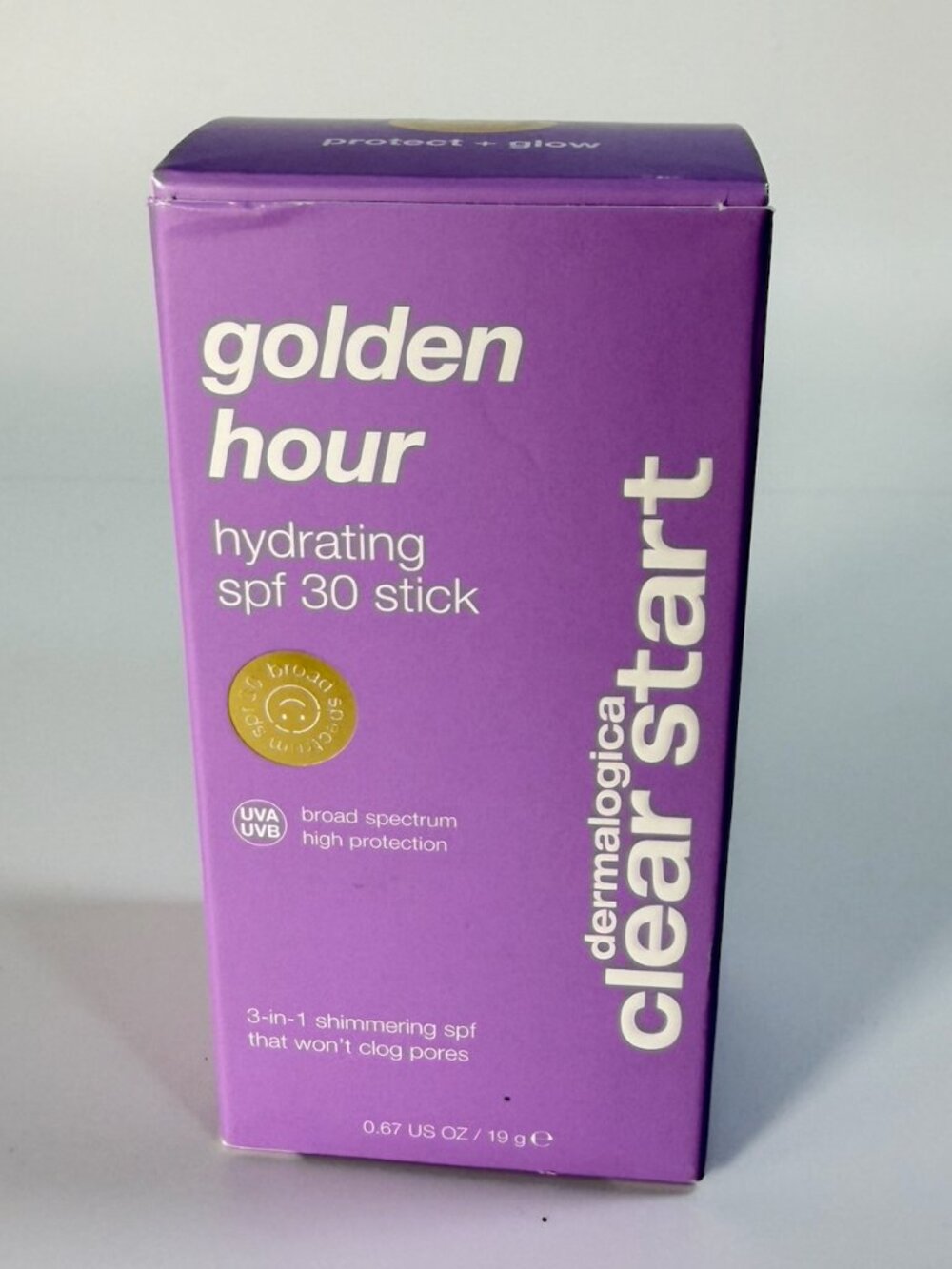 Dermalogica Golden Hour Hydrating SPF 30 Stick 19g NIB Face Sunscreen Stick